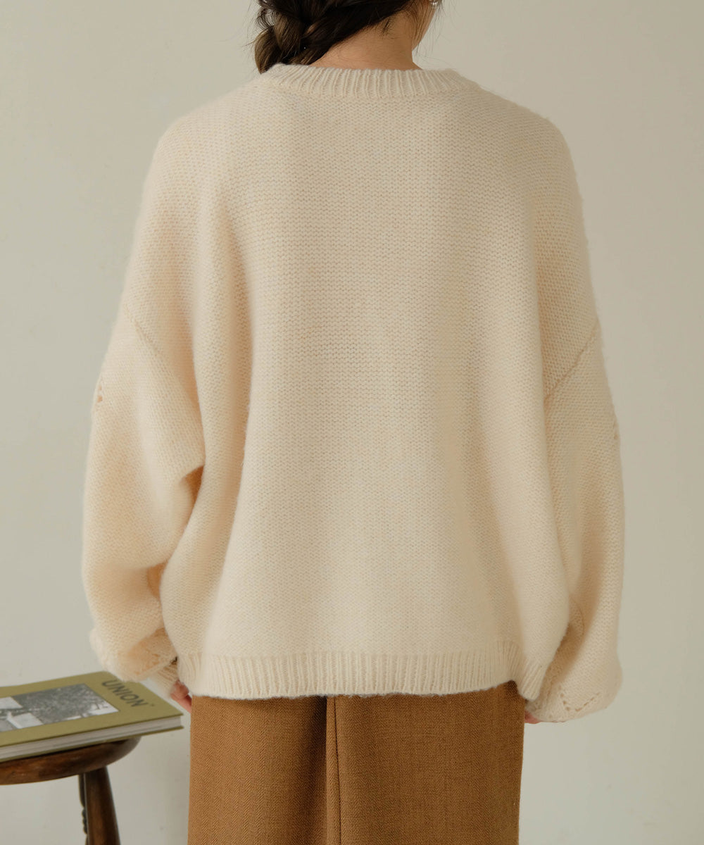 COLOR OVERSIZE KNIT