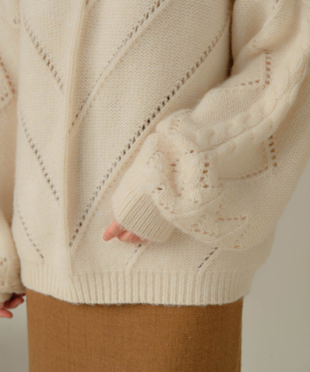 COLOR OVERSIZE KNIT