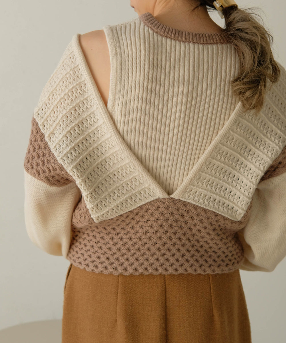 LAYERED SET KNIT TOPS