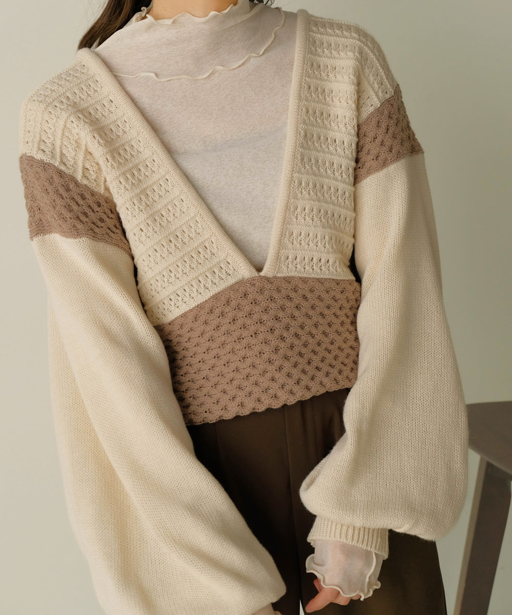 LAYERED SET KNIT TOPS