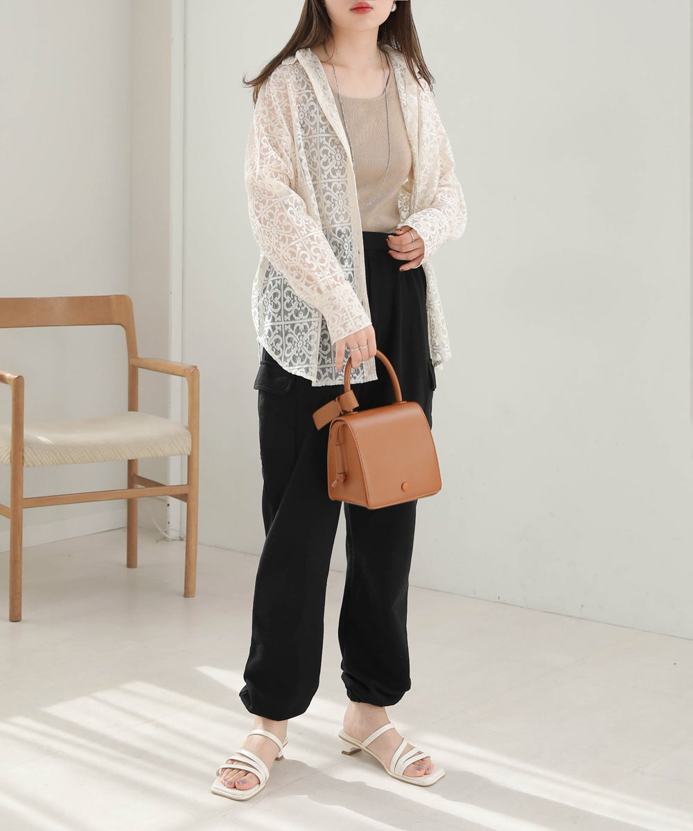 BLOCK RACE LOOSE SHIRT