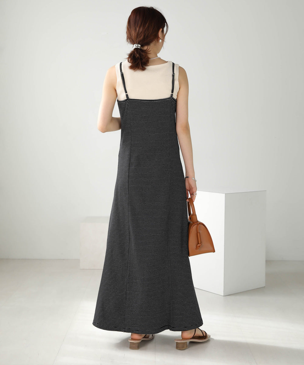 CARDIGAN SET RIB ONEPIECE