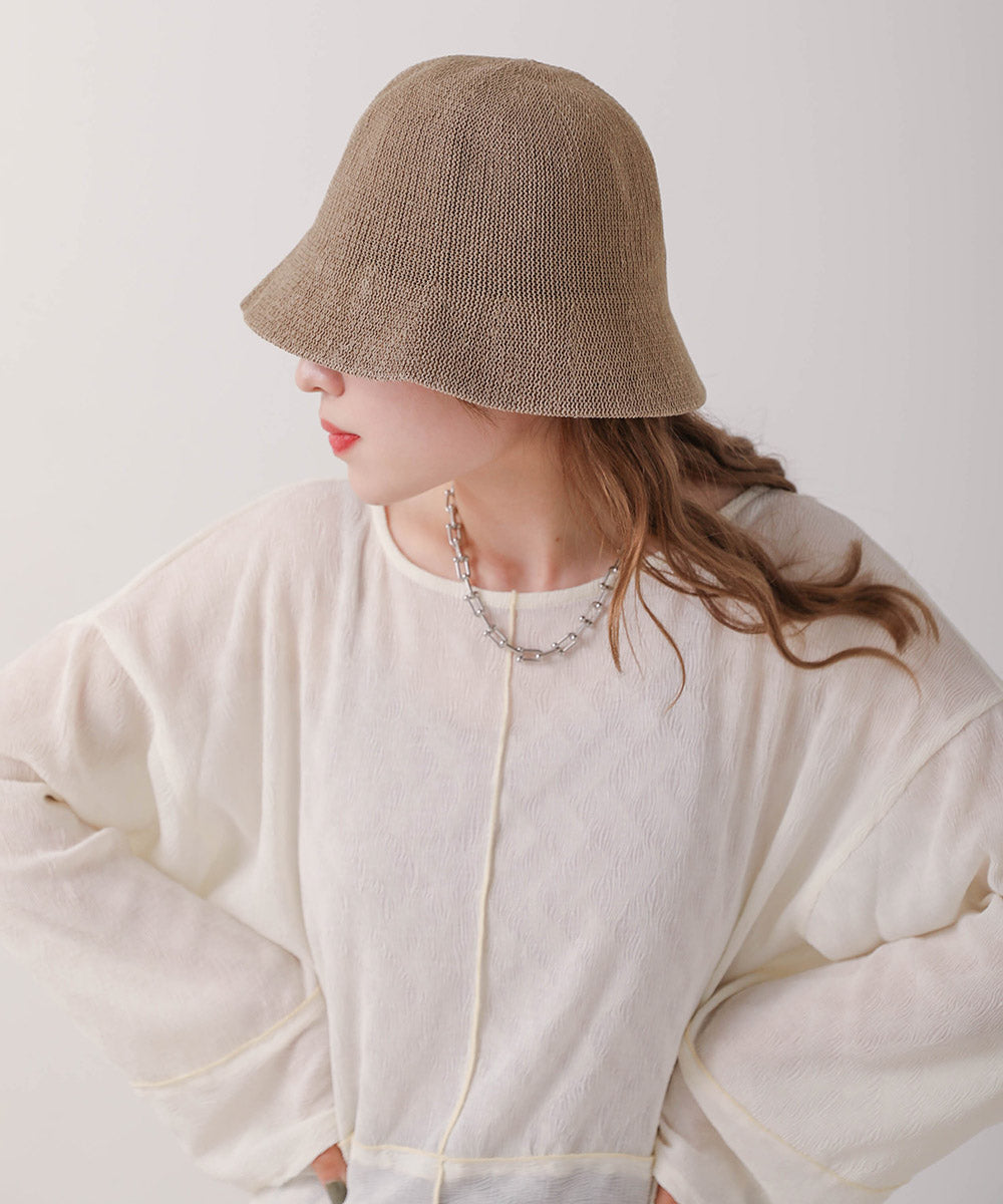 亚麻触感渔夫帽