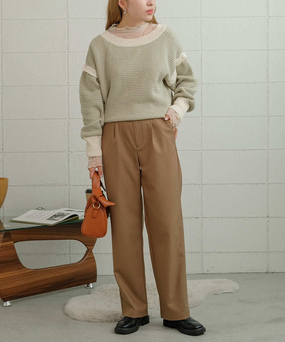 JACQUARD KNIT CARDIGAN