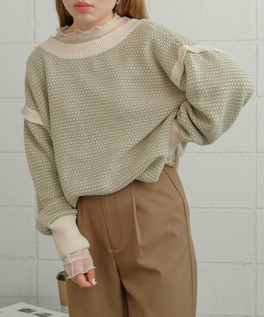 JACQUARD KNIT CARDIGAN