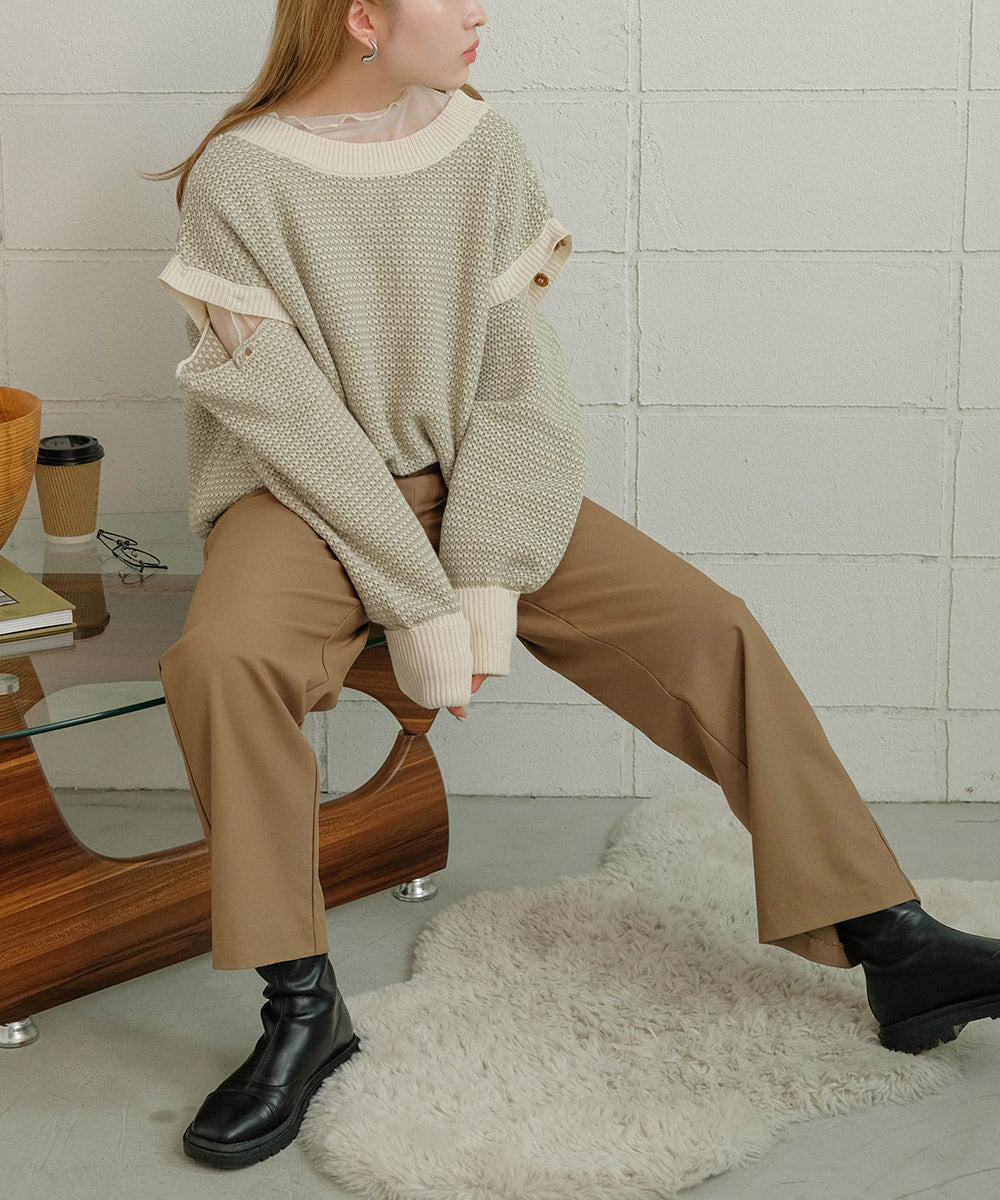 JACQUARD KNIT CARDIGAN