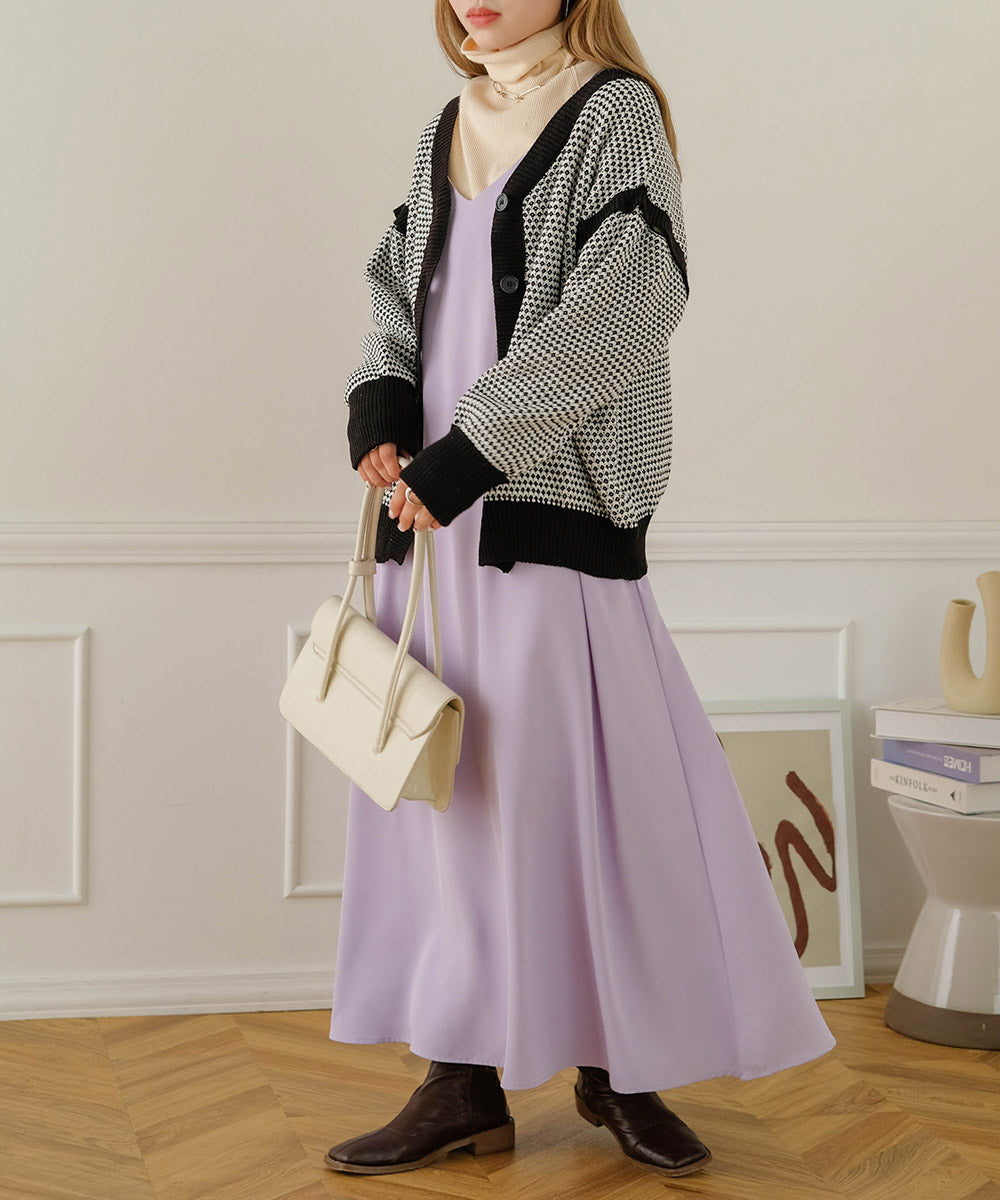 JACQUARD KNIT CARDIGAN