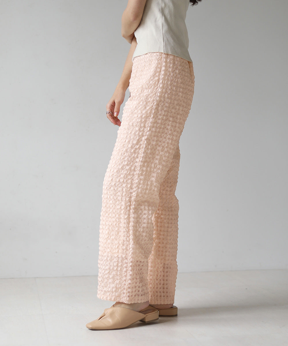 GINGHAM CHECK PANTS