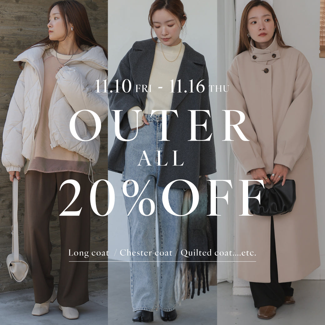 OUTER20％OFF
