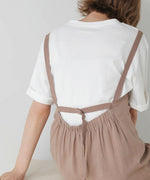 LINEN BLEND GATHERS All-IN-ONE
