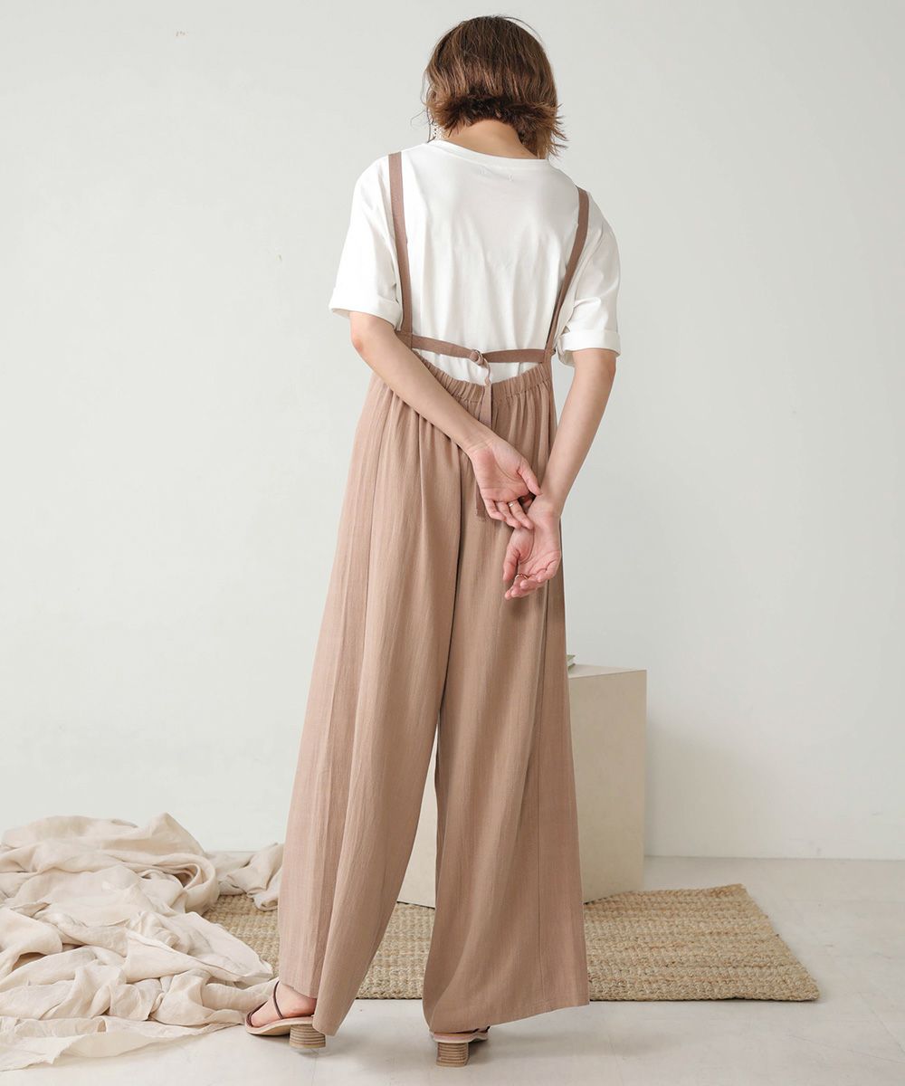 LINEN BLEND GATHERS All-IN-ONE