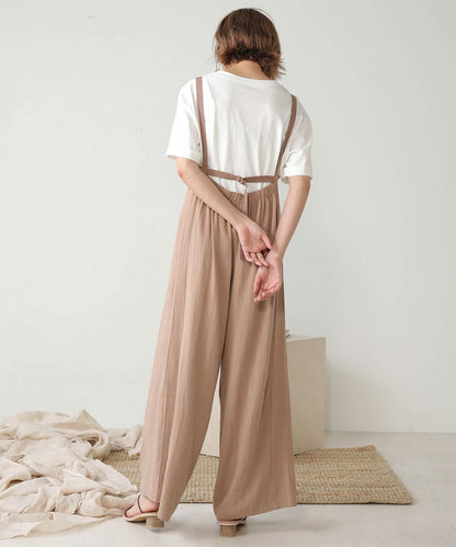 LINEN BLEND GATHERS All-IN-ONE