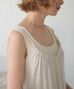 LINEN BLEND GATHERS All-IN-ONE