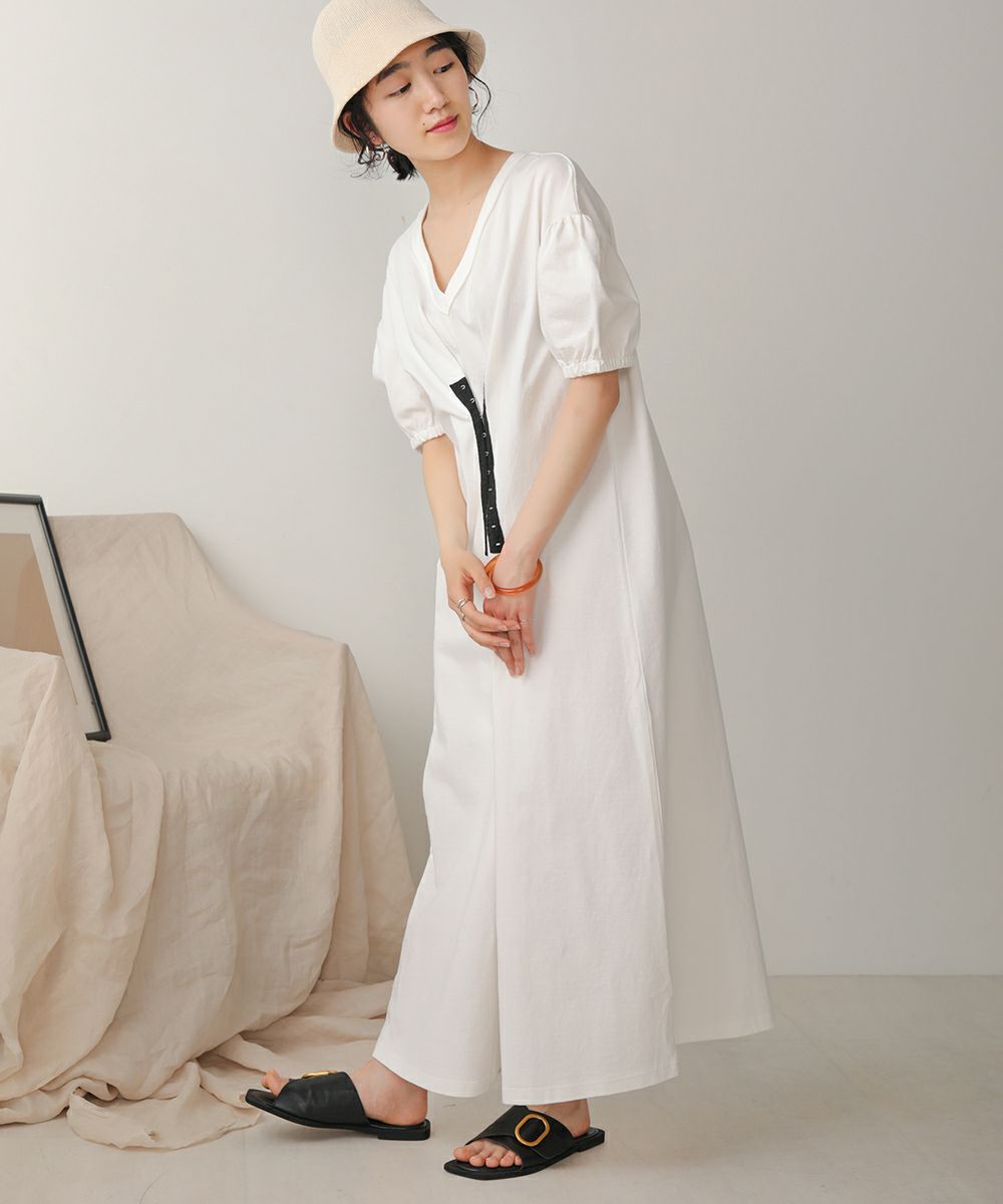 2WAY DESIGN LONG ONEPIECE