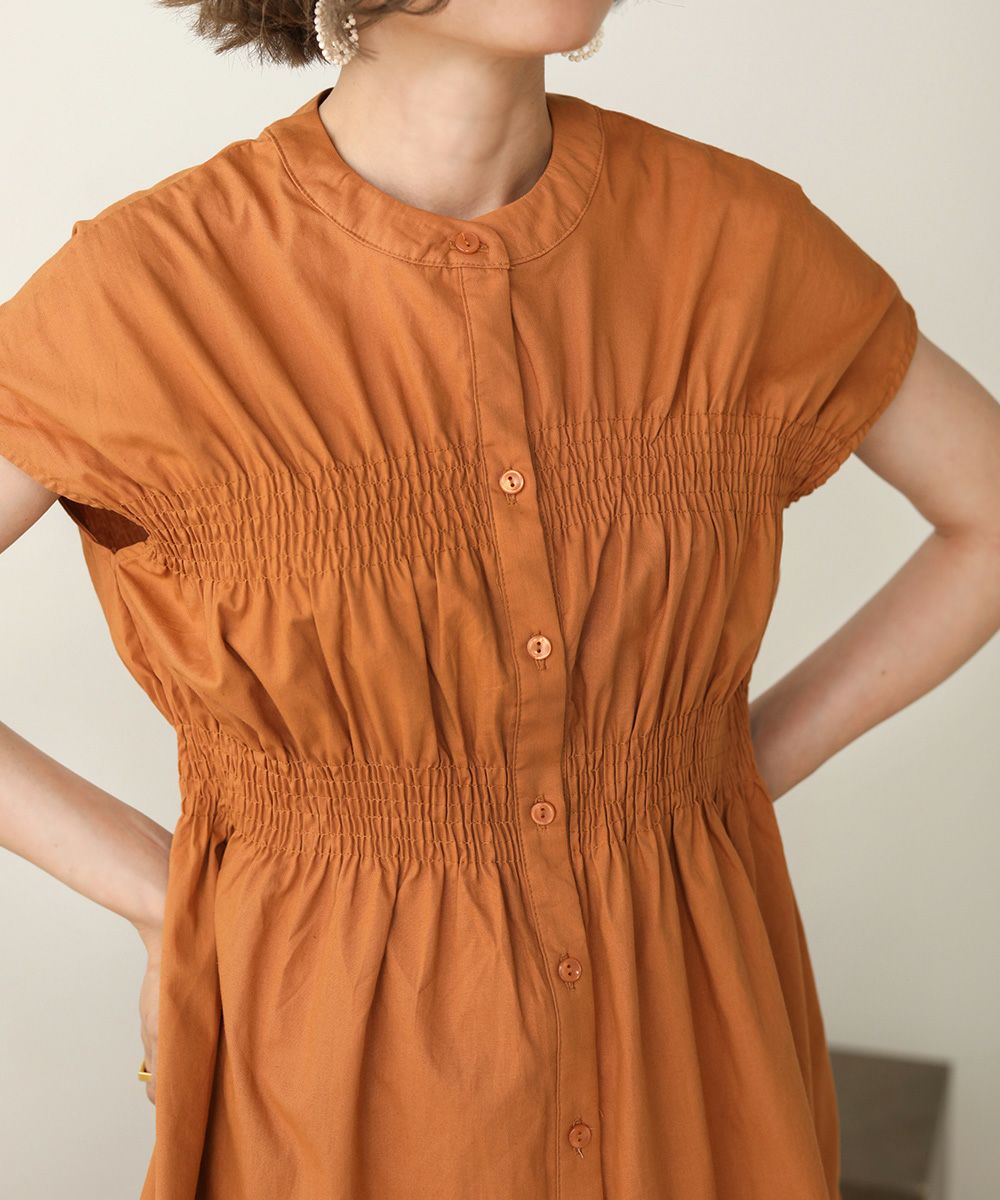 Ruched shirt blouse