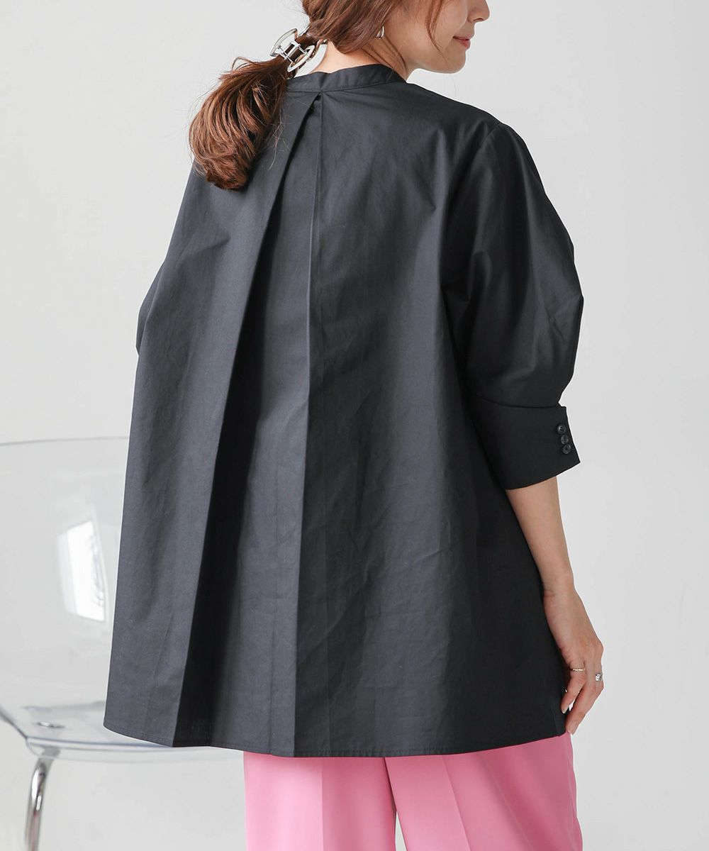 COTTON BROAD LANTERN SLEEVE BLOUSE