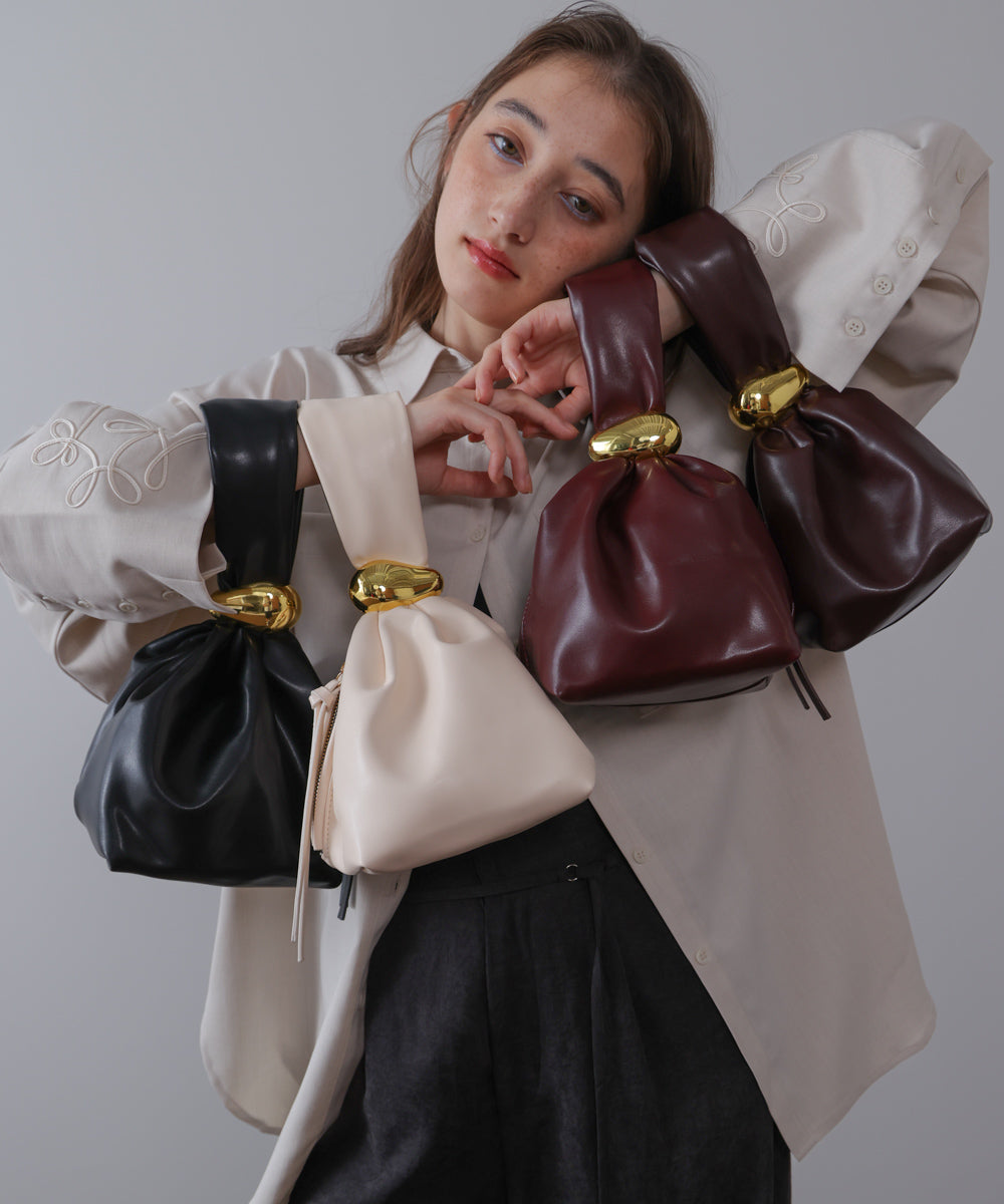 NOVELTY] ゴールドアクセントバッグ – Bab