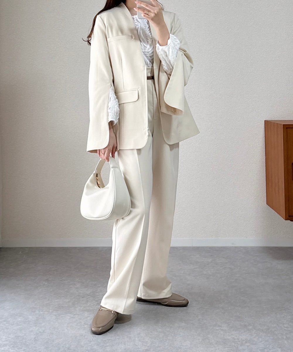 SLEEVE SLIT JACKET