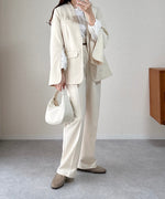 SLEEVE SLIT JACKET