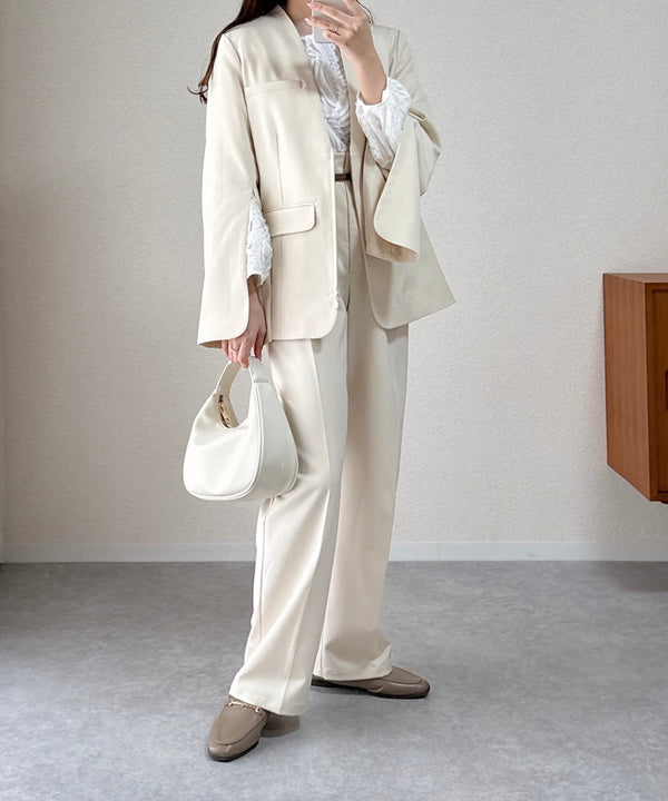 SLEEVE SLIT JACKET