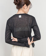 シアードットフリルカットソー