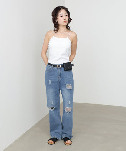 カップ付きバックストラップキャミ