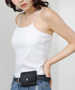 カップ付きバックストラップキャミ