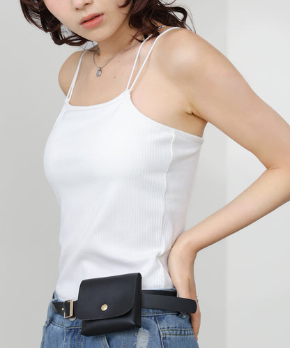 カップ付きバックストラップキャミ