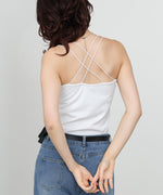 カップ付きバックストラップキャミ