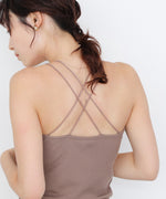 カップ付きバックストラップキャミ