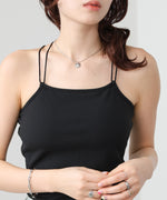 カップ付きバックストラップキャミ