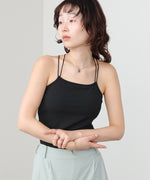 カップ付きバックストラップキャミ