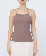 カップ付きバックストラップキャミ