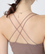 カップ付きバックストラップキャミ