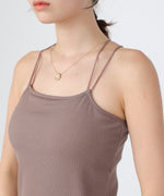 カップ付きバックストラップキャミ