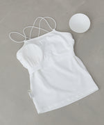 カップ付きバックストラップキャミ