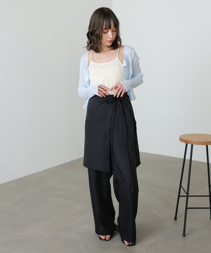 三つ編みストラップキャミソール