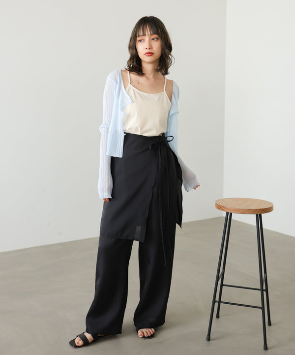 三つ編みストラップキャミソール