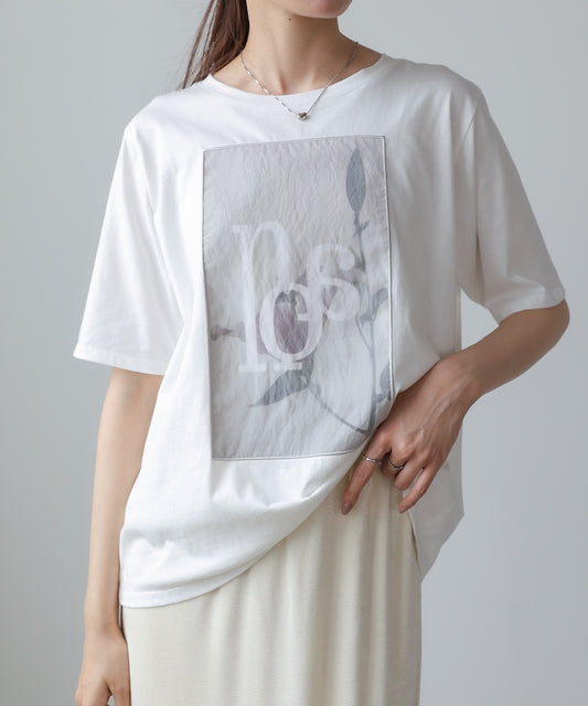 フラワーロゴプリントTee【Select by Bou Jeloud】