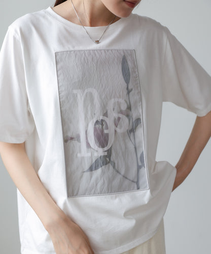 フラワーロゴプリントTee【Select by Bou Jeloud】