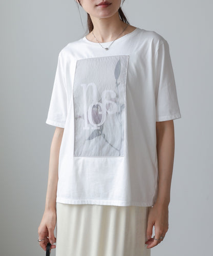 フラワーロゴプリントTee【Select by Bou Jeloud】