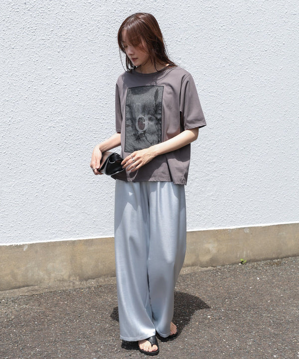 フラワーロゴプリントTee【Select by Bou Jeloud】