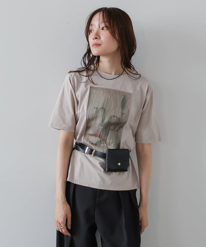 フラワーロゴプリントTee【Select by Bou Jeloud】