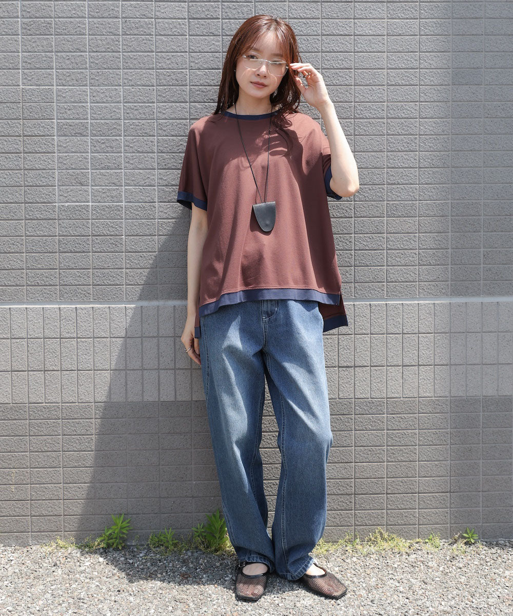 バイカラーTシャツ【Select by Bou Jeloud】