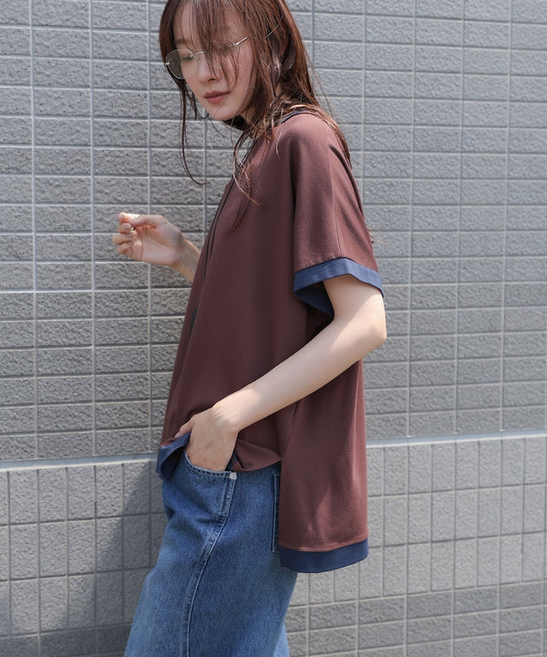 バイカラーTシャツ【Select by Bou Jeloud】
