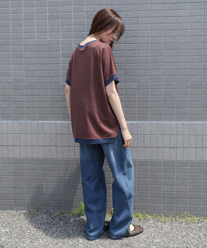 バイカラーTシャツ【Select by Bou Jeloud】