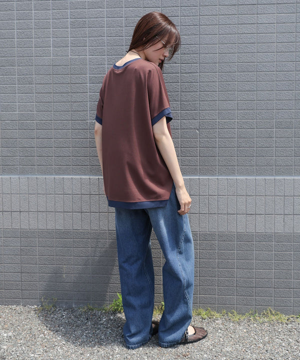 バイカラーTシャツ【Select by Bou Jeloud】