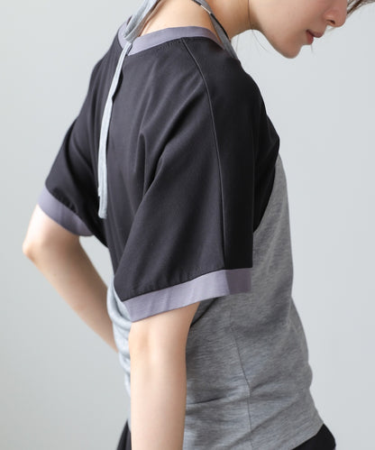 バイカラーTシャツ【Select by Bou Jeloud】