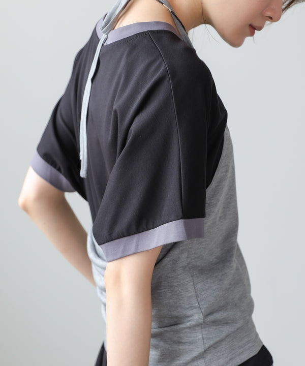 バイカラーTシャツ【Select by Bou Jeloud】