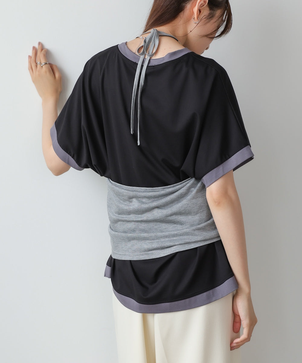 バイカラーTシャツ【Select by Bou Jeloud】